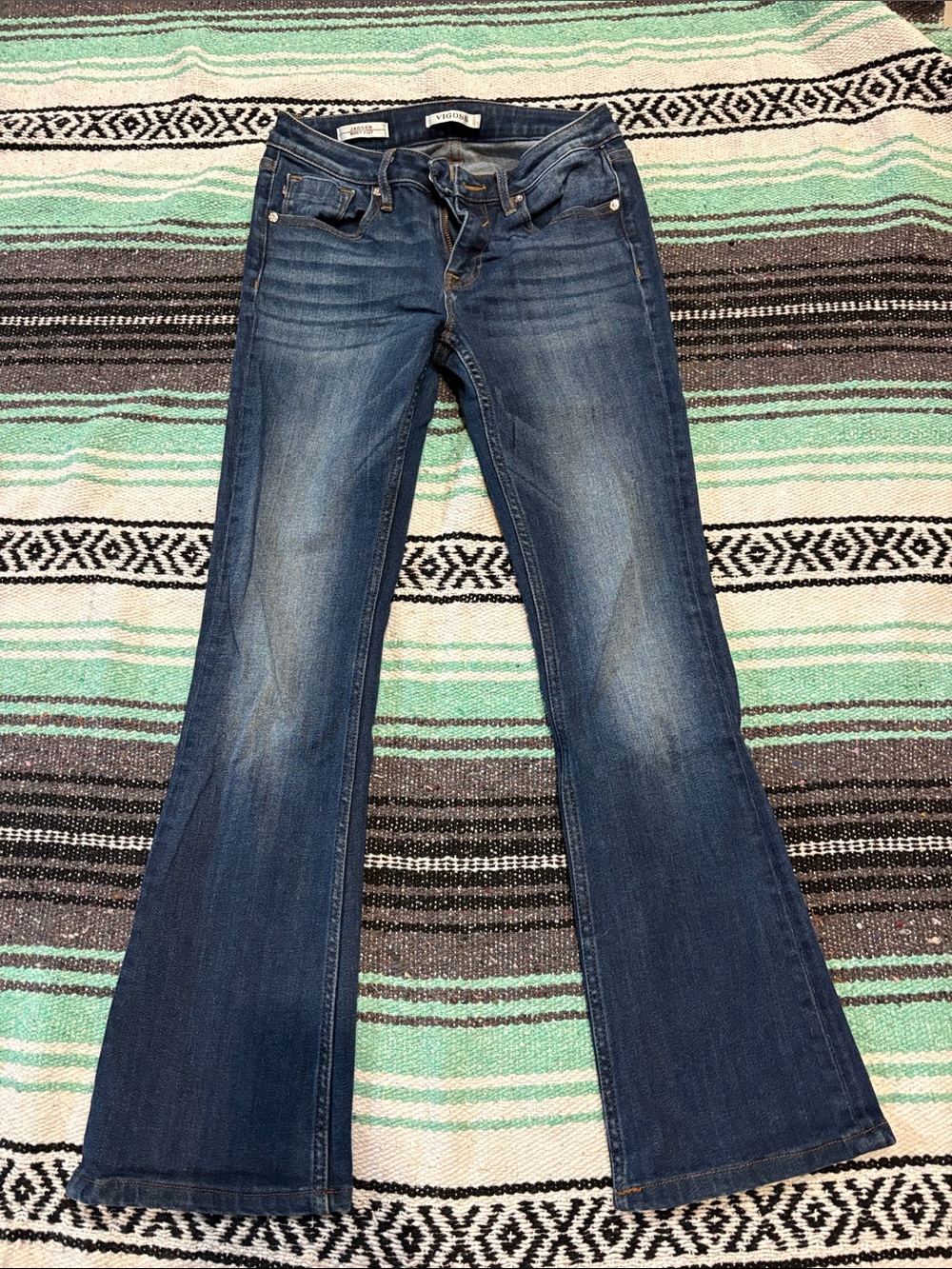 Vigoss Mid-Rise Dark Blue Bootcut Jeans
